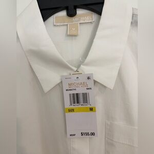 Michael Kors Medium crop white 96% cotton 4% elastin